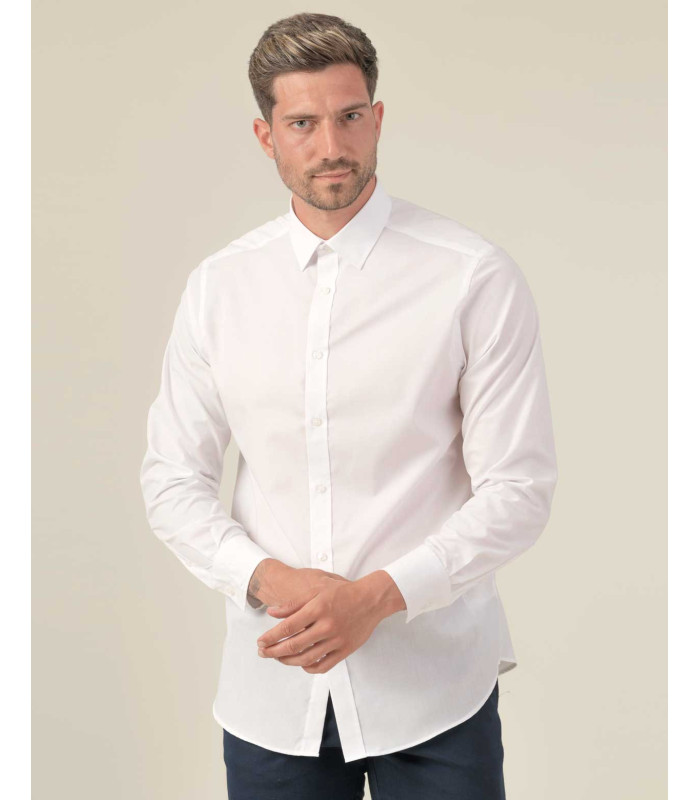 Camisa Hombre Popelín Manga Larga Oslo