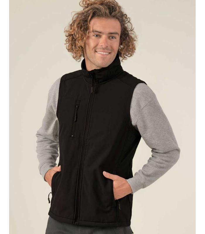 Chaleco Softshell Hombre Impermeable
