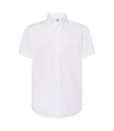 Camisa Hombre Popelín Manga Corta