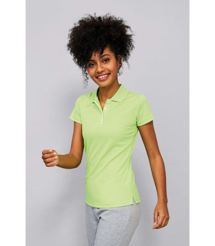 Polo Performer Mujer Manga corta