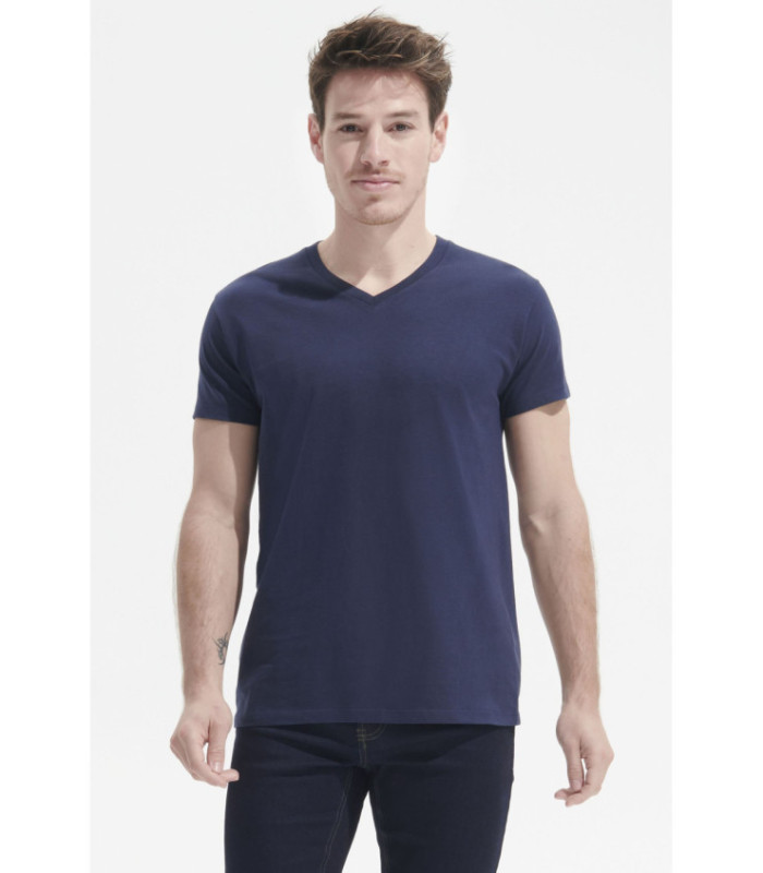 Camiseta Imperial Hombre Manga corta cuello de pico