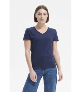 Camiseta Imperial Mujer Manga corta cuello de pico