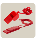 Silbatos y bocinas personalizados